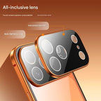 Protective Apple iPhone Back Cover - Dual Core Magnetic Shield Glass Case For iPhone - Style 7