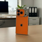 Protective Apple iPhone Back Cover - iPhone 17 Series Novaro Premium Leather Metallic Case - Style 3