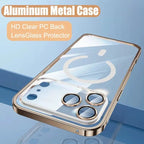 Fire Mist Transparent Magnetic Lock Case Mobile Case by CoverMeUp - Style 9