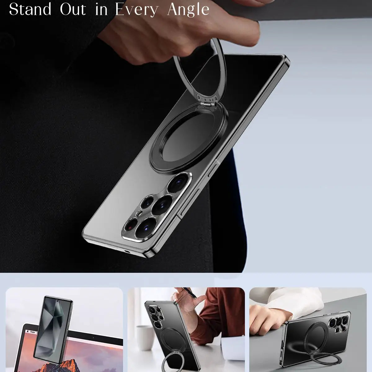 Ferro Flex Magnetic Stand Case Mobile Case by CoverMeUp - Style 12
