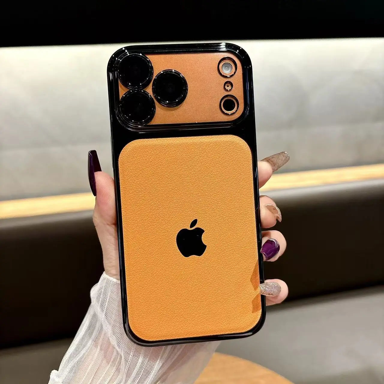 Modern Blend Layer Leather Case Mobile Case by CoverMeUp