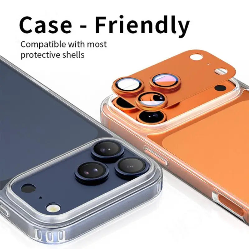 Metal Shield Lens Ring Protector Mobile Case by CoverMeUp - Style 8