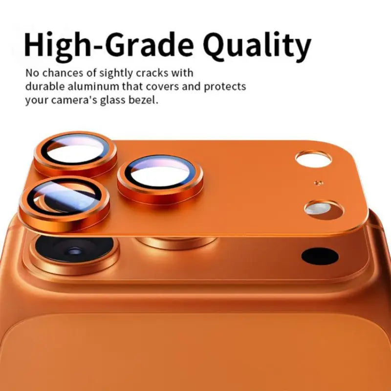Metal Shield Lens Ring Protector Mobile Case by CoverMeUp - Style 10
