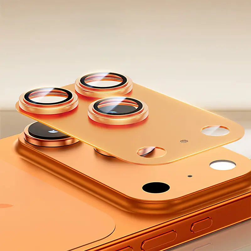 Metal Shield Lens Ring Protector Mobile Case by CoverMeUp - Style 9