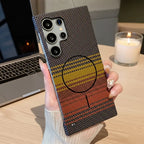 Sunset Grid Carbon Weave MagSafe Case Mobile Case by CoverMeUp - Style 3