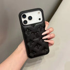 Imperial Monogram Embossed Floral Case Mobile Case by CoverMeUp - Style 7