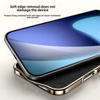Retro Woven Stripes Electroplating Case Mobile Case by CoverMeUp - Style 8