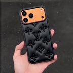 Imperial Monogram Embossed Floral Case Mobile Case by CoverMeUp - Style 4