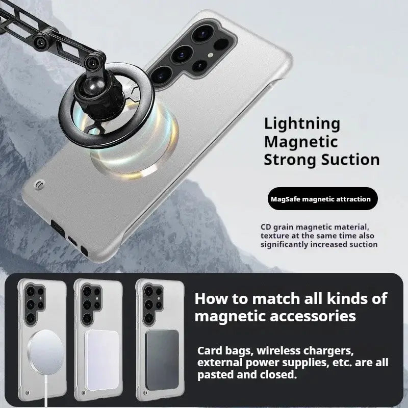 Galaxy S26 Series Zero Frame Ultra Slim Magsafe Case Mobile Case by CoverMeUp - Style 5
