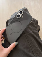 Protective Apple iPhone Back Cover - Liquid Silicon Magsafe Case for iPhone - Style 6