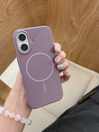 Protective Apple iPhone Back Cover - Liquid Silicon Magsafe Case for iPhone - Style 7