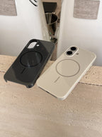Protective Apple iPhone Back Cover - Liquid Silicon Magsafe Case for iPhone - Style 9