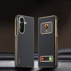 Galaxy Z Fold Series Prestige Smart Window Leather Case Mobile Case by CoverMeUp