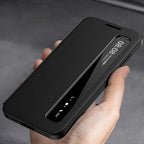 Galaxy S26 Series Intelligent View Side Window Flip Case Mobile Case by CoverMeUp - Style 12