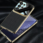 Galaxy S26 Series Legacy Chrome Leather Textured Case Mobile Case by CoverMeUp - Style 10