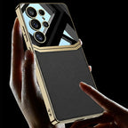 Galaxy S26 Series Legacy Chrome Leather Textured Case Mobile Case by CoverMeUp - Style 11