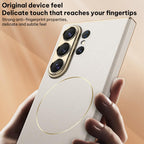 Galaxy S26 Series Electro Chrome Textured Leather Hybrid Case Mobile Case by CoverMeUp - Style 10