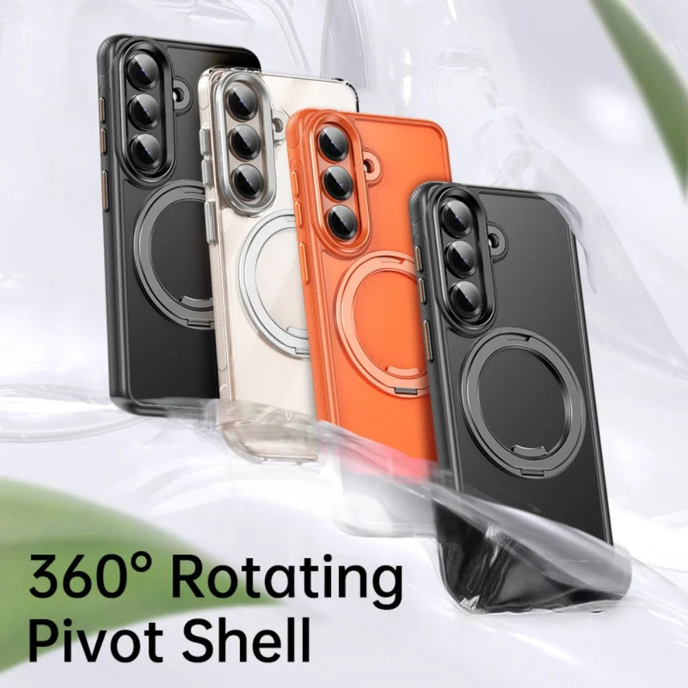 Galaxy S26 Series Heavy Duty 360 Protection Kickstand Case Mobile Case by CoverMeUp - Style 6