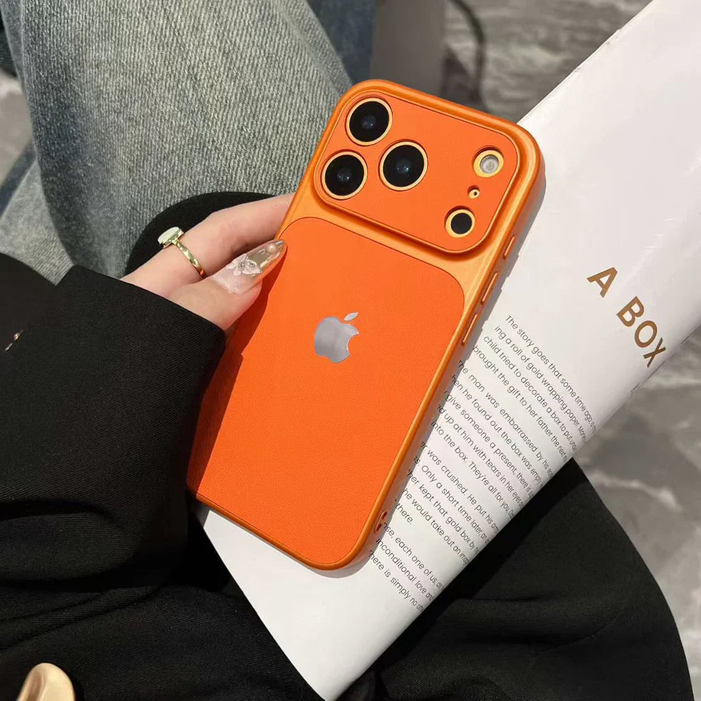 Minimal Aura Leather Finish Case Mobile Case by CoverMeUp - Style 6
