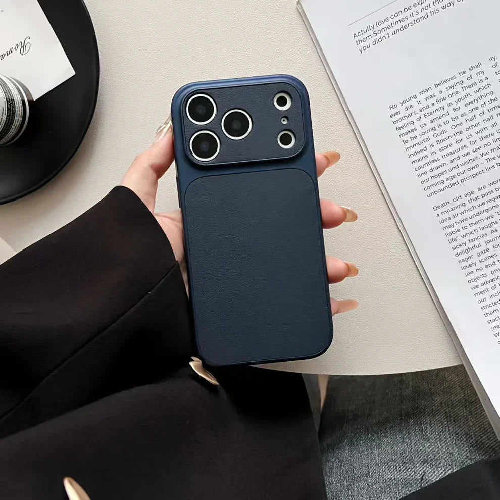 Minimal Aura Leather Finish Case Mobile Case by CoverMeUp - Style 10