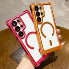 Galaxy S26 Series Prestige Aurum Ring Glow Frame Case Mobile Case by CoverMeUp - Style 9