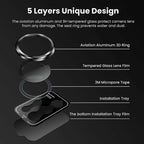 Galaxy S26 Series Ultra Clear Camera Lens Protector Mobile Case by CoverMeUp - Style 12