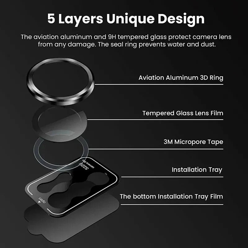 Galaxy S26 Series Ultra Clear Camera Lens Protector Mobile Case by CoverMeUp - Style 12