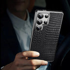 Galaxy S26 Series Alpha Croc Texture Leather Case Mobile Case by CoverMeUp - Style 6