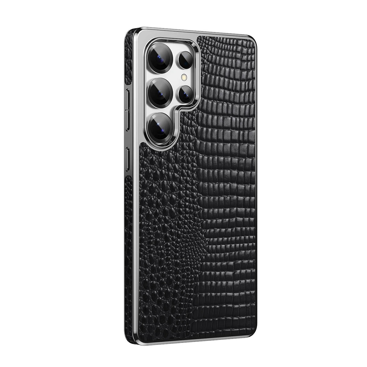 Galaxy S26 Series Alpha Croc Texture Leather Case