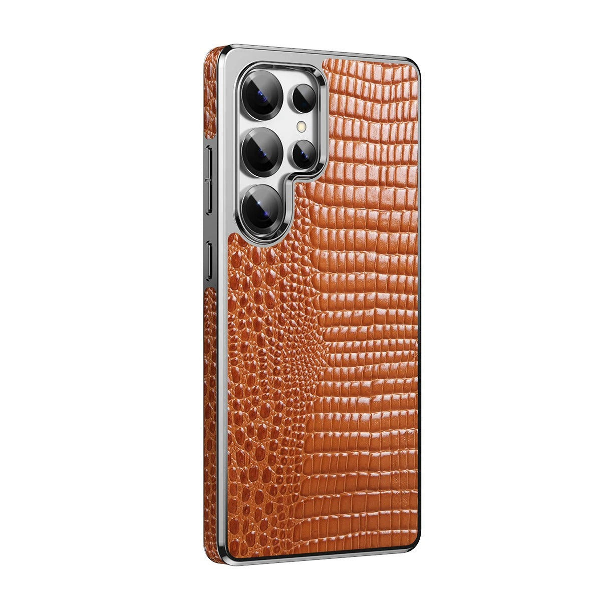 Galaxy S26 Series Alpha Croc Texture Leather Case