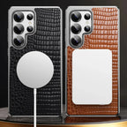 Galaxy S26 Series Alpha Croc Texture Leather Case Mobile Case by CoverMeUp - Style 8