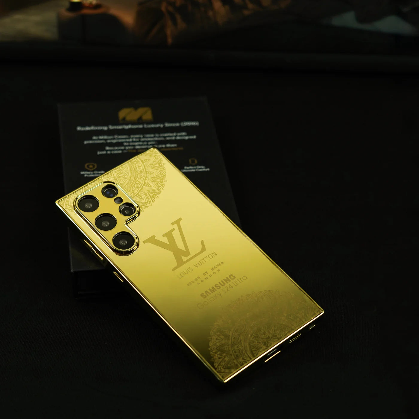 Galaxy S26 Series Glamour Craft Golden Mirror Case