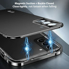 Galaxy S26 Series Luxury Magnetic Metal Frame Case Mobile Case by CoverMeUp - Style 8