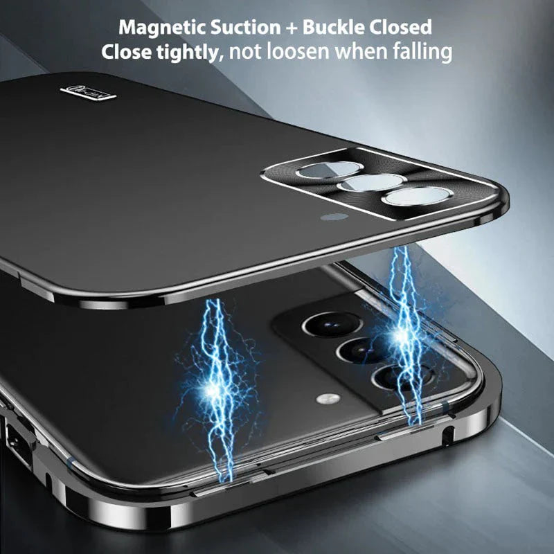 Galaxy S26 Series Luxury Magnetic Metal Frame Case Mobile Case by CoverMeUp - Style 8