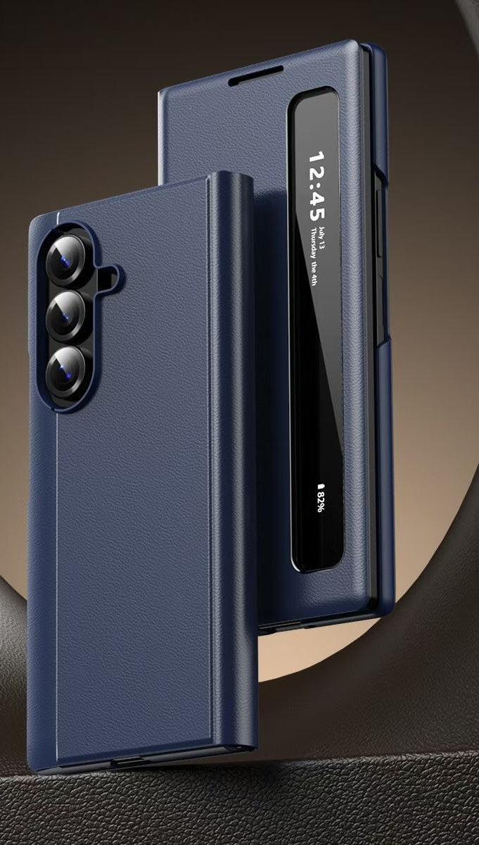Galaxy Z Fold Series Intelligent View Side Window Flip Case