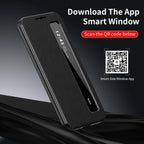 Galaxy Z Fold Series Intelligent View Side Window Flip Case Mobile Case by CoverMeUp - Style 7