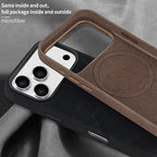 Vintage Premium Leather Magnetic Case Mobile Case by CoverMeUp - Style 6