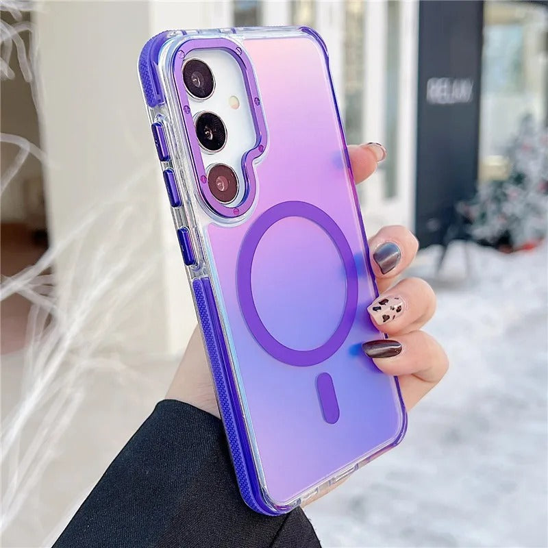 Galaxy S26 Series 360 Shield Aurora Gradient Case Mobile Case by CoverMeUp - Style 19