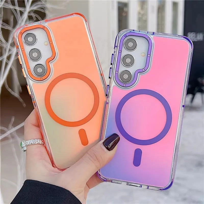 Galaxy S26 Series 360 Shield Aurora Gradient Case Mobile Case by CoverMeUp - Style 21