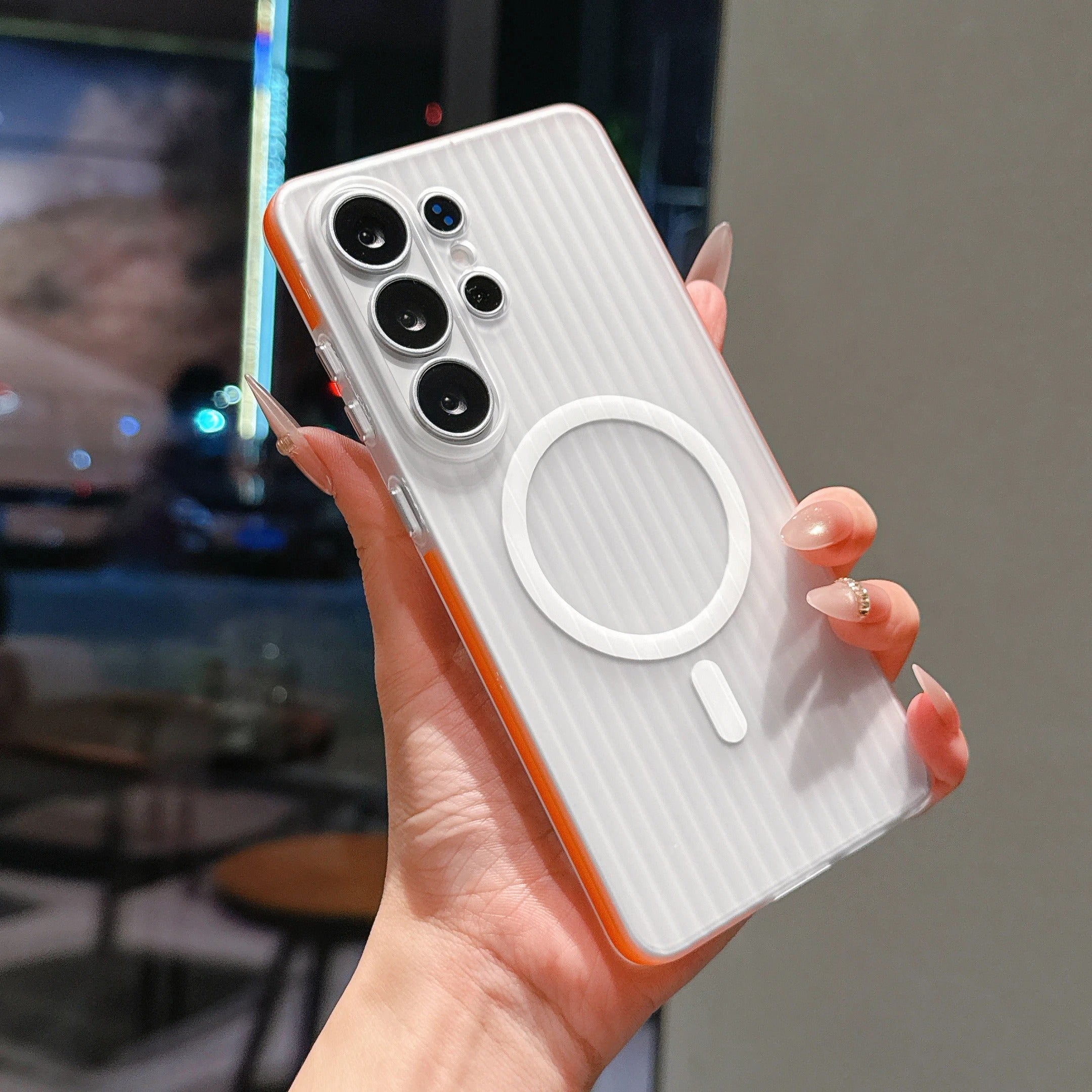 Galaxy S26 Series Anti Yellow - Anti Scratch MagSafe Case Mobile Case by CoverMeUp - Style 3