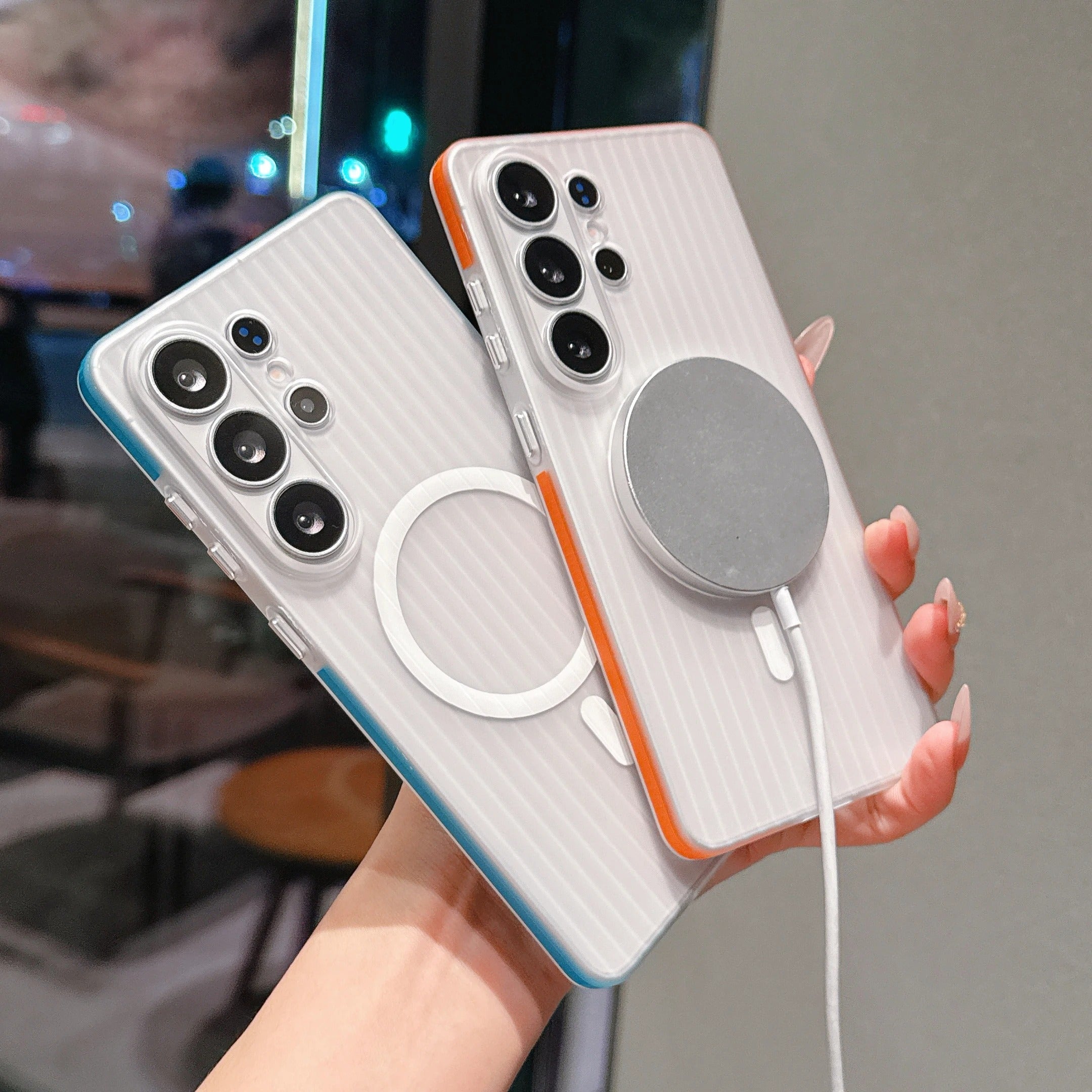 Galaxy S26 Series Anti Yellow - Anti Scratch MagSafe Case Mobile Case by CoverMeUp - Style 5