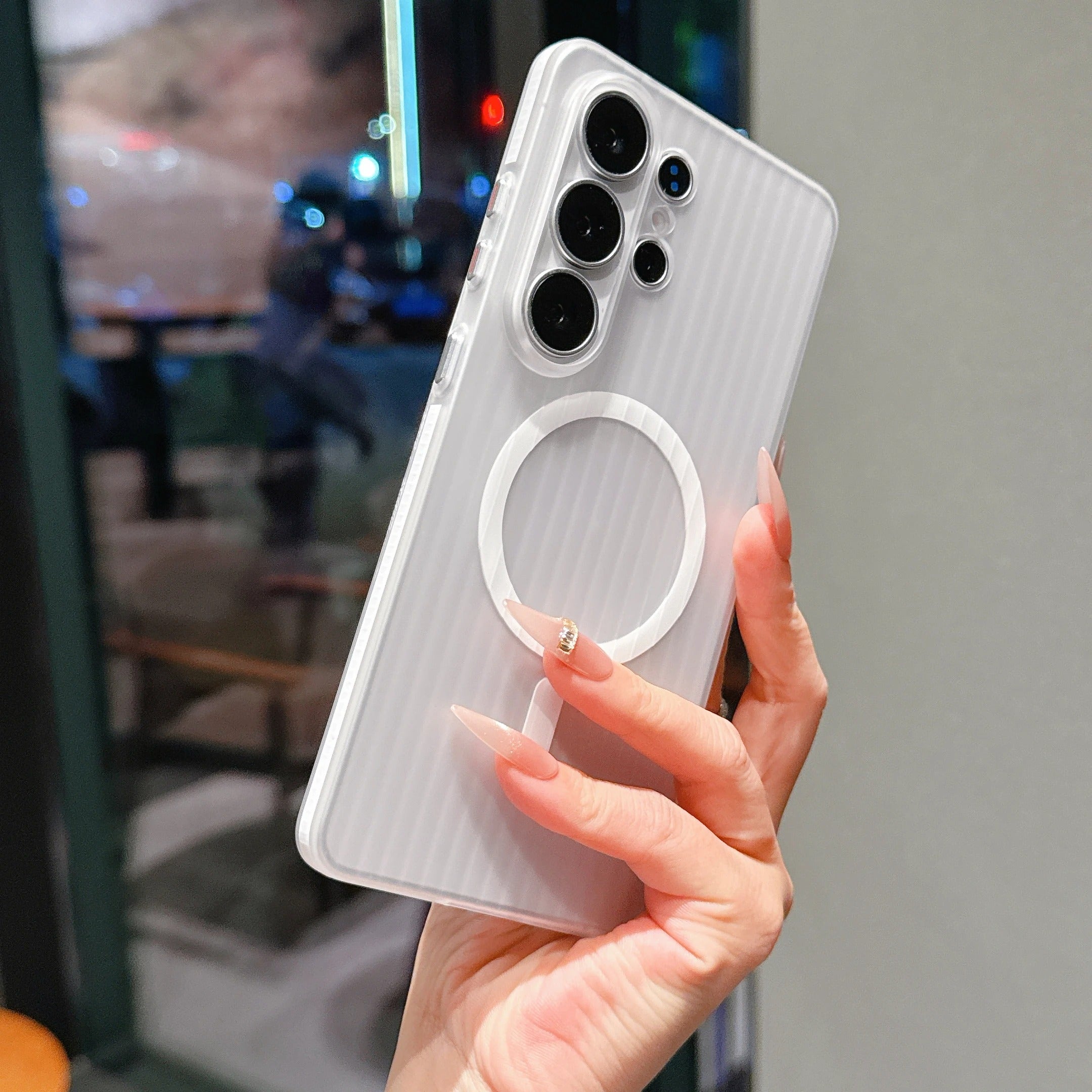 Galaxy S26 Series Anti Yellow - Anti Scratch MagSafe Case Mobile Case by CoverMeUp - Style 9