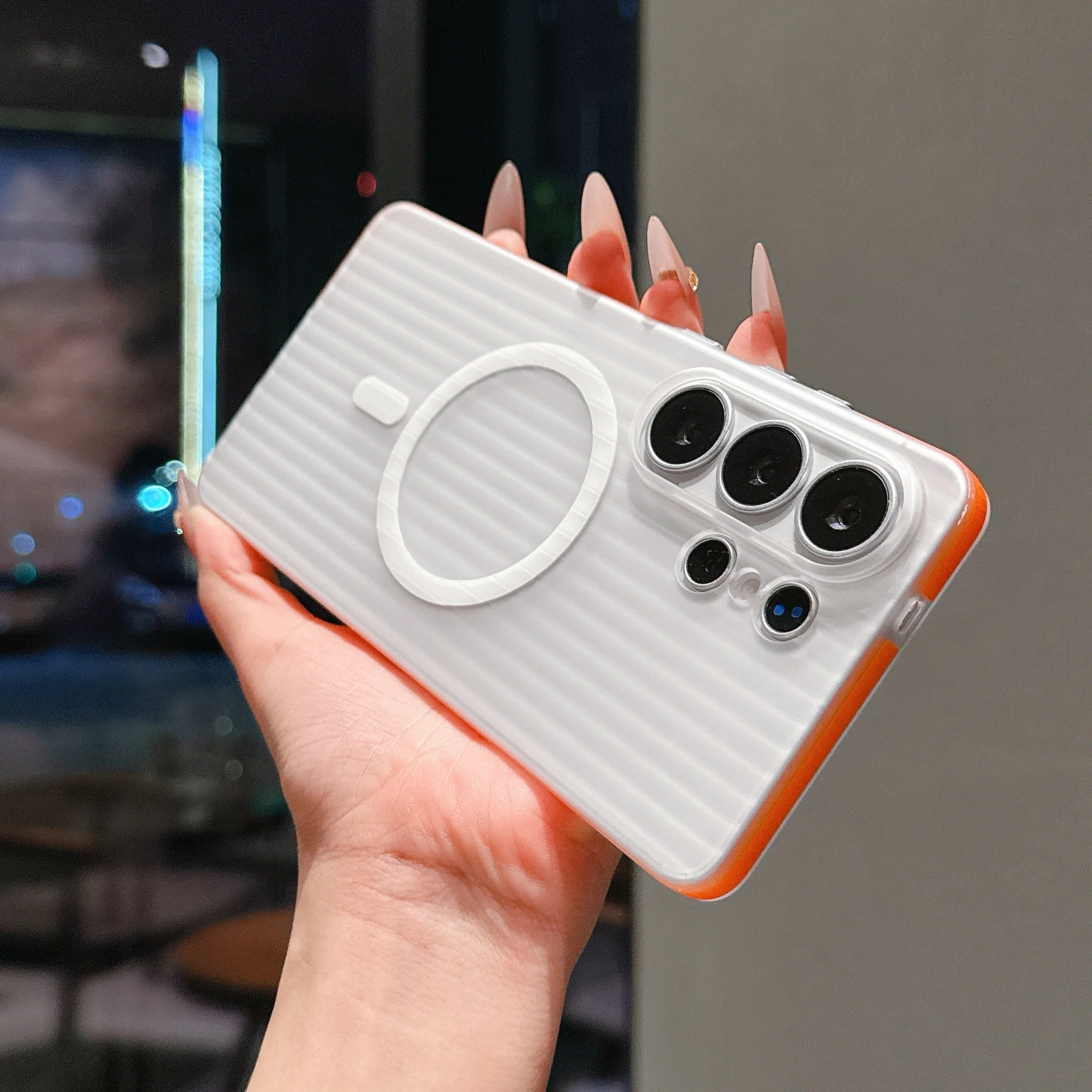 Galaxy S26 Series Anti Yellow - Anti Scratch MagSafe Case Mobile Case by CoverMeUp - Style 4