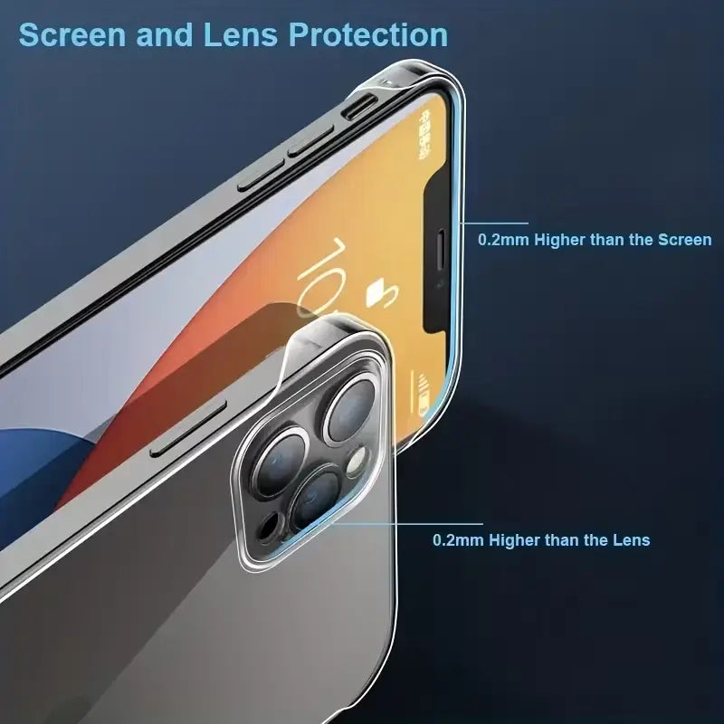 Air Skin Crystal Shell Ultra Slim Clear Case Mobile Case by CoverMeUp - Style 6