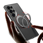 Galaxy S26 Series Elite Leather Textured MagSafe Case Mobile Case by CoverMeUp - Style 7