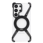 Galaxy S26 Series Minimalist Metal Frame Magnetic Kickstand Case Mobile Case by CoverMeUp - Style 16
