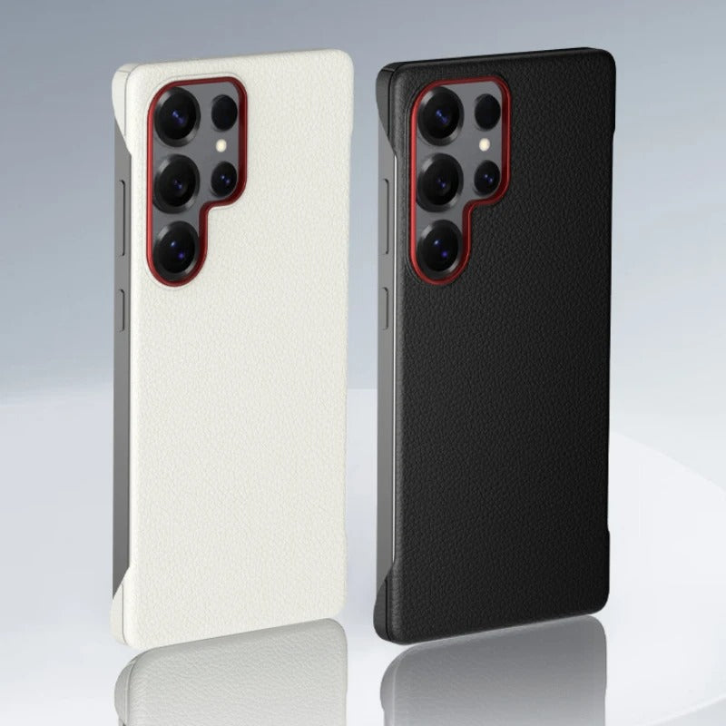 Galaxy S26 Series Phantom Frameless Leather Texture Case Mobile Case by CoverMeUp - Style 15