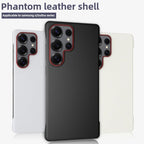 Galaxy S26 Series Phantom Frameless Leather Texture Case Mobile Case by CoverMeUp - Style 6