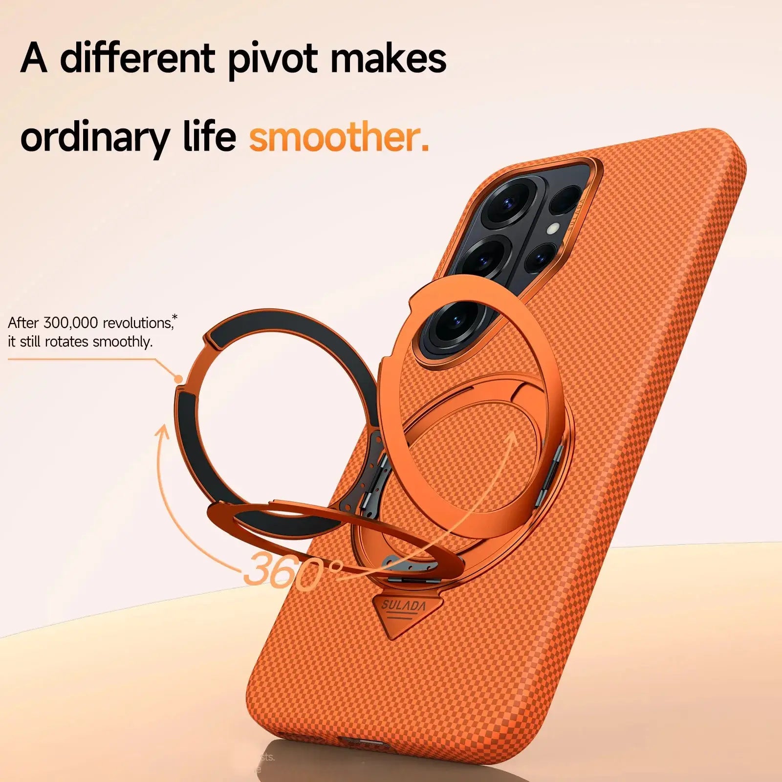 Galaxy S26 Series Titan Flex Stealth Armor Rotating Stand Case Mobile Case by CoverMeUp - Style 5