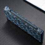 Galaxy Z Fold Series Signature Matrix Code Leather Case Mobile Case by CoverMeUp - Style 9